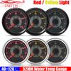 ZMFJH 40~120℃ 52MM Датчик температуры воды с КРАСНОЙ Желтой подсветкой Ретро Классический Измеритель температуры воды для Лодки Автомобиля Водонепроницаемый