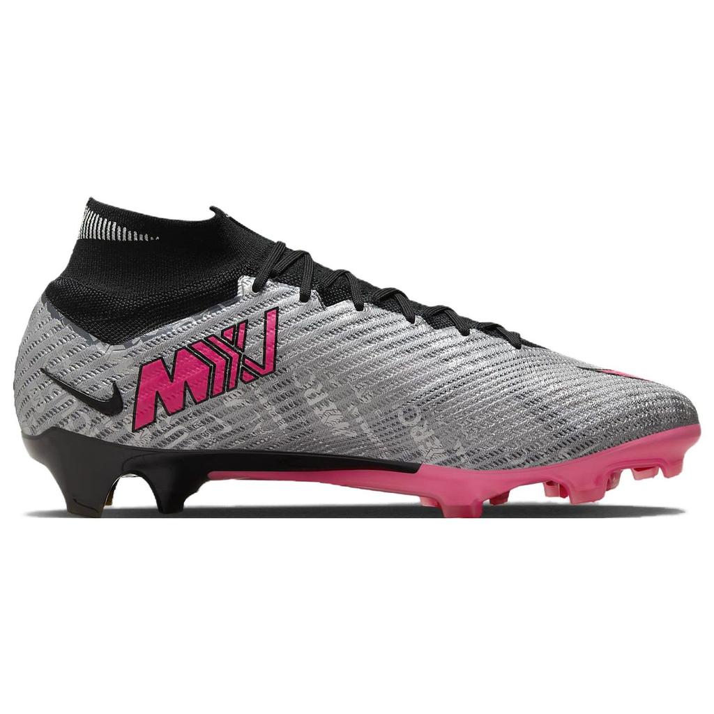 Nike Zoom Mercurial Superfly 9 Elite FG 25th Anniversary Pack Men Sneakers Silver Metallic-Silver Black FB8397-060