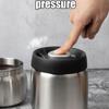 304 Stainless Steel Coffee Beans Vacuum Sealed Jug Moisture-proof Cereal Storage Tank  Cookies