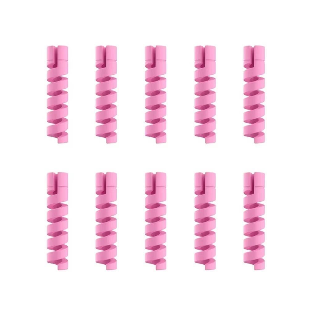 Anti Break Spiral Cable Winder Multi-Color Charge Cable Sleeve For Earphone Wire