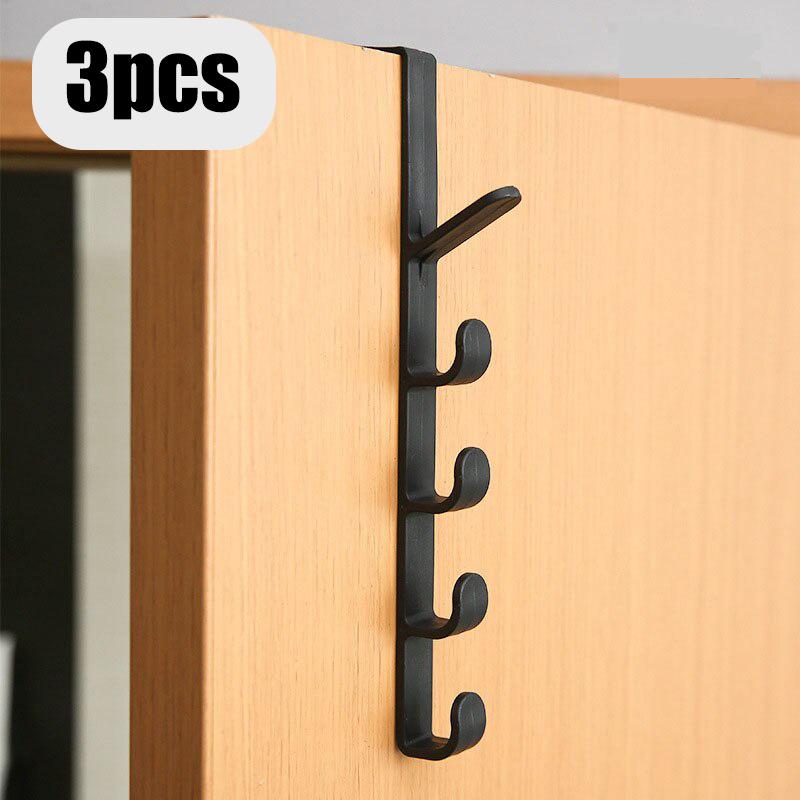 Вешалка для одежды крючок для одежды и шляп крючок на дверь крючок на дверь спальни без пробивания отверстий крючок для хранения и хранения с задним креплением
