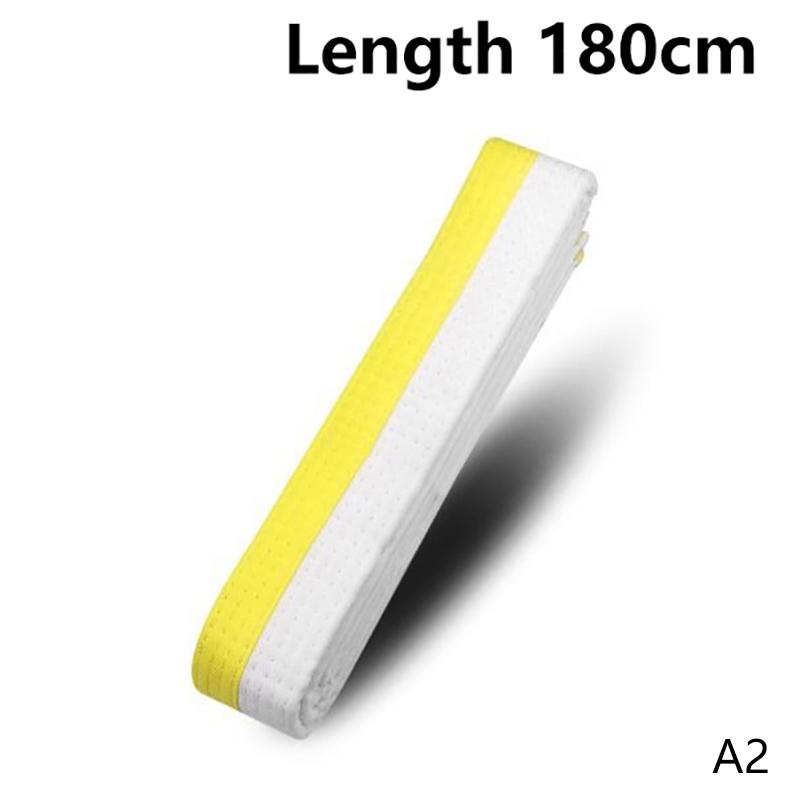 Taekwondo Colored Ranking Belts Cotton Martial Arts Judo Karate Tkd Aikido Uniform Belt Kids Adult