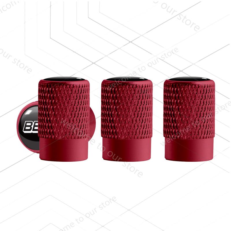 4Pcs/Set For Racing Modified Forged Wheel LOGO Badge Universal Motorcycle Car Wheel Tire Valve Caps Tyre Stem Covers Accessories