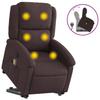 VidaXL Reclining Massage Armchair, Relaxation Chair with Adjustable Backrest and Footrest, Living Room Seat, Modern, 3204181