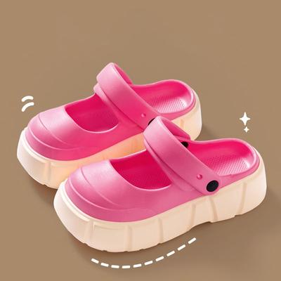 Летняя новая обувь Cave для женщин, модная обувь EVA Anti Slip для пляжа, для улицы, дома, плоские сандалии Clogs, женская обувь для сада