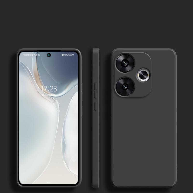 Для Redmi Turbo 3 Turbo3 чехол жидкий силиконовый защитный чехол для камеры задняя крышка телефона чехол для Xiaomi Redmi Turbo 3 Turbo3 мягкий чехол из ТПУ