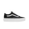 Old Skool Stackform Canvas Black True White
