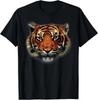 Лицо Тигра Животный Принт Голова Леопарда Подарок Унисекс Футболка Унисекс Футболка
