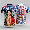 2026 Япония One Piece Луффи Футбольная Майка Футболка Детская Футбольная Специальная Майка Комплект Взрослый Мужская Женская Быстросохнущая Толстовка