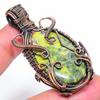 Atlantisite Handmade Copper Wire Wrap Jewelry Pendant 2.29" A7l65