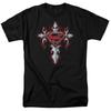 26 Gothic Steel Superman Logo T Shirt Licensed Comic Book Movie Tee Black Unisex T-Shirt