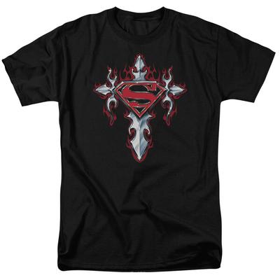 26 Gothic Steel Superman Logo T Shirt Licensed Comic Book Movie Tee Black Unisex T-Shirt