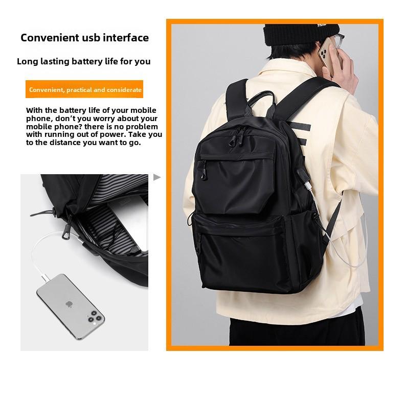 Мужской рюкзак для деловых поездок большой вместимости с печатным логотипом