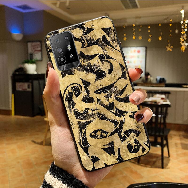 Чехол для телефона Pokras Lampas Graffiti Art для OPPO A54 A74 A94 A53S A9 A5 A15 A16 A91 A96 A76 Reno8 8Pro Reno2 Z