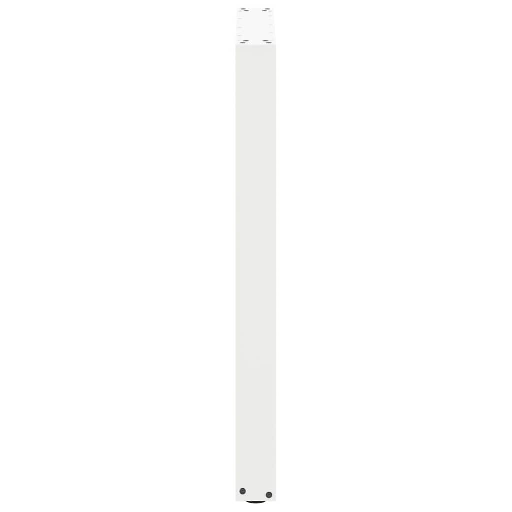 Vidaxl Nogi Do Stolika Kawowego, 2 Szt., Białe, 60X(90-91) Cm, Stal
