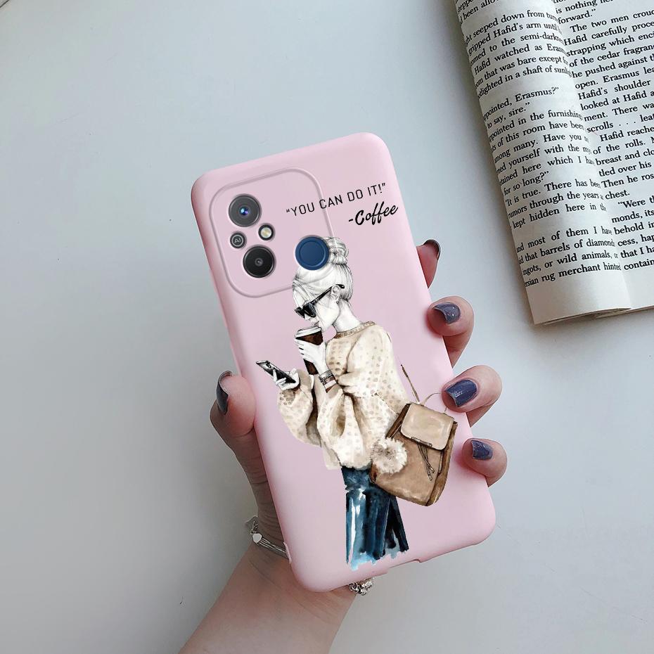 For Xiaomi Redmi 12C Case Cute Love Heart Phone Case Bumper Back Shockproof Soft TPU Cover For Redmi 12C 12 C Case Fundas 6.71''