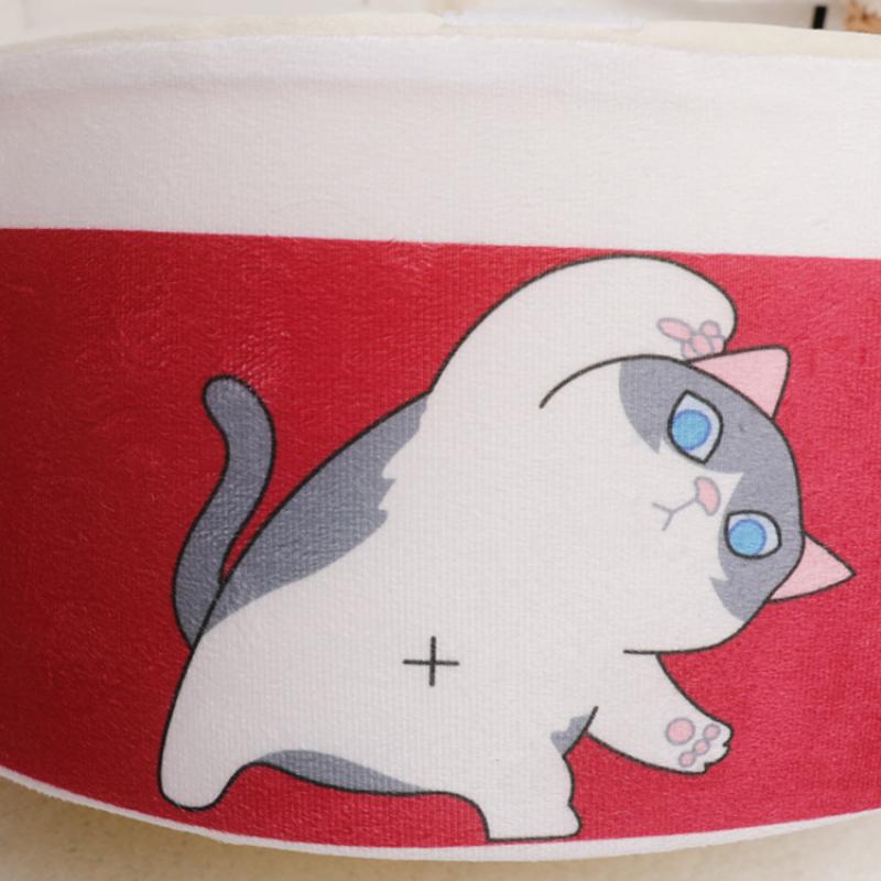 Подстилка для домашних животных в форме лапши с флисовой подкладкой, теплая, дышащая, съемная, круглая, для кошек, откидная крышка, универсальная, для собак, на все времена года