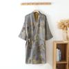 Cotton Double-layer Bathrobe, Thin Sleepwear, Home Clothes, Women's Sleeping Robe, Quick Drying Water Absorbing Yukata