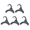 5 шт. Расширенные пластиковые крючки-соединители для вешалок, штабелируемые, экономящие место для хранения, многофункциональная стойка для подвешивания сумок и шляп