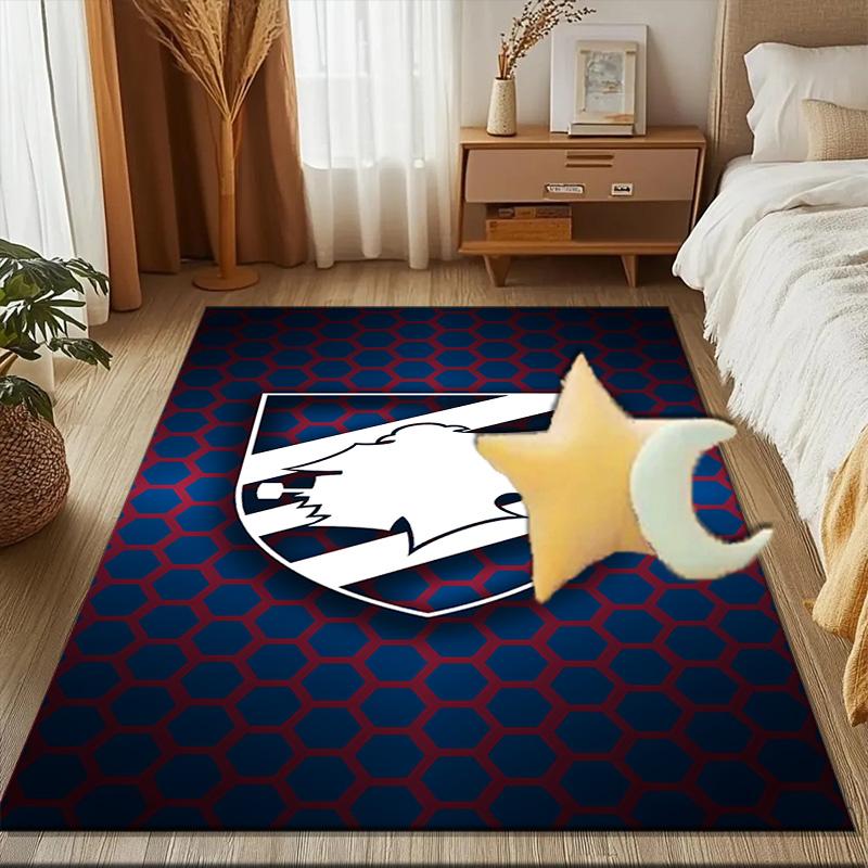 Sam-pdoria Team Emblem Rug for Living Room, Game Rooms, Office, Bedroom, Office Floor Mat Playful Design, fan gifts Christmas decor