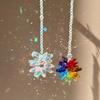 Soft Rainbow Coloured Crystal Light Catcher for Car or Home Windows Rainbow Maker