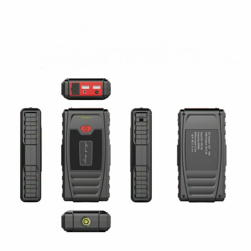 Портативный автомобильный стартер Power Bank автомобильное зарядное устройство 12 В пусковое устройство бензиновый дизельный автомобильный аварийный усилитель