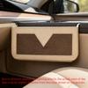 Car seat side pocket storage bag, PU leather multifunctional small car console side storage bag, mobile phone sunglasses