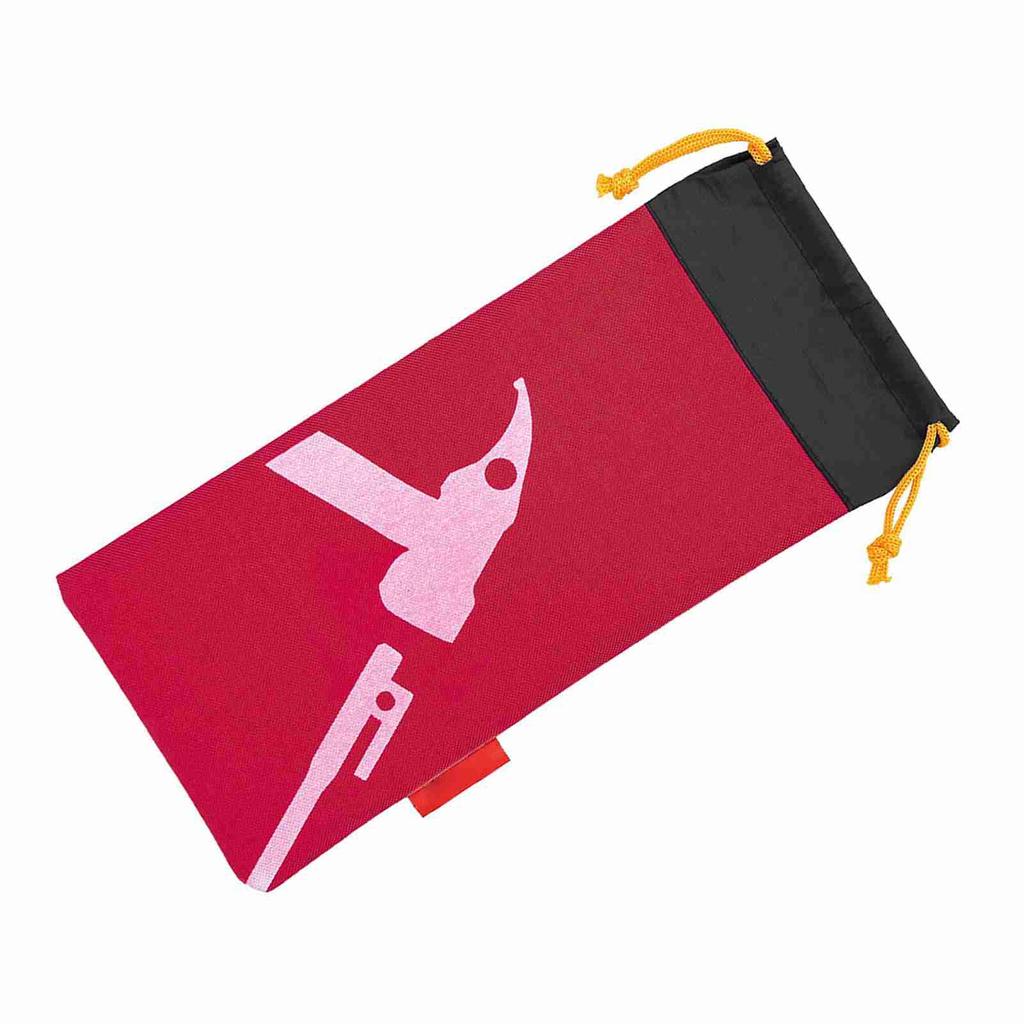 Tent Camping Tent Peg Hammer Nail Pouch Black Peg Nails Stake Storage Bag(red)