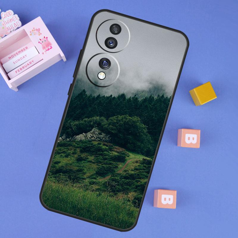 Чехол с рисунком «Лесное облако» для Honor 400 Pro 200 70 90 Lite X9a X9b X9c X9d X8b X8c Win RT Magic 8 5 6 7 Pro