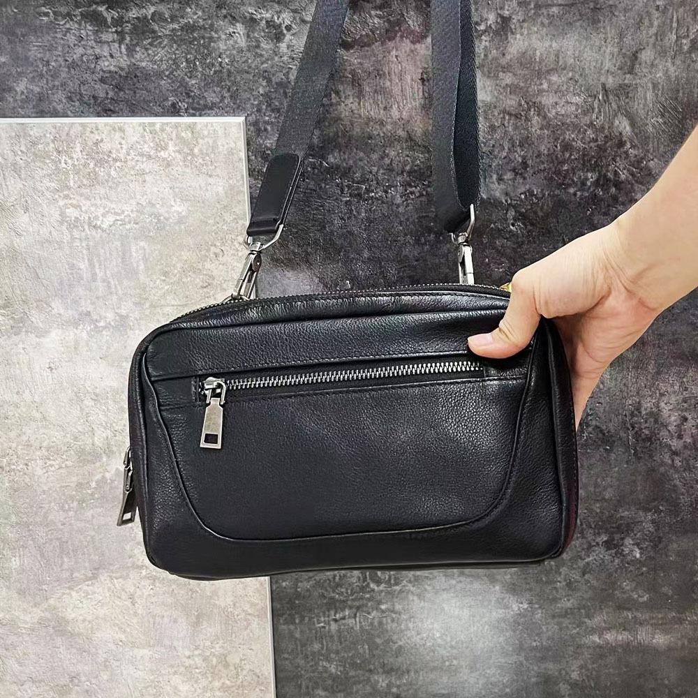 Сумка для мобильного телефона из натуральной кожи, мужской ремень, поясная сумка, сумка-мессенджер через плечо, сумка на молнии из коровьей кожи.
