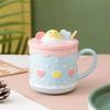 Творческая керамическая кружка с клубничным печеньем, милая солонка для конфет, свадебный чайный сервиз, подарок на день рождения, украшение для дома, аксессуары