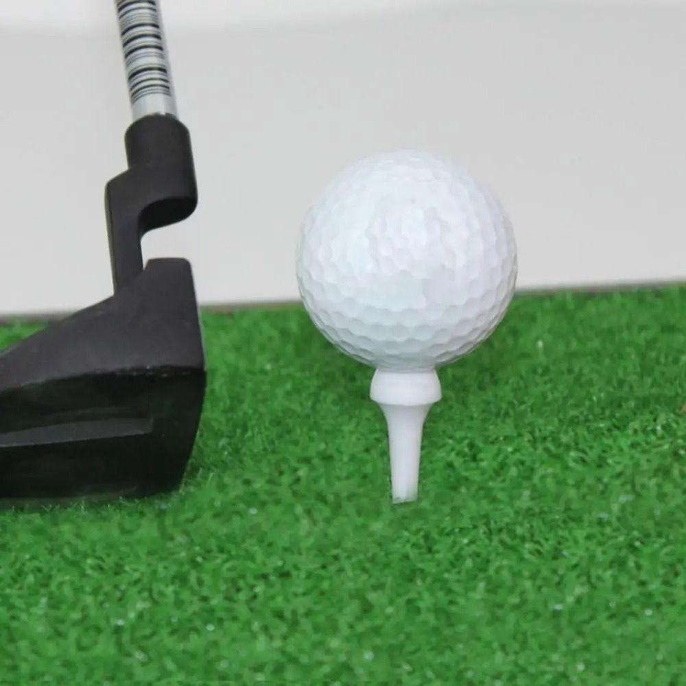 50pcs Multi-Color Golf Ball Pegs Precise Swing Golf Tee Designed Mushroom Ball Nail Training Aid