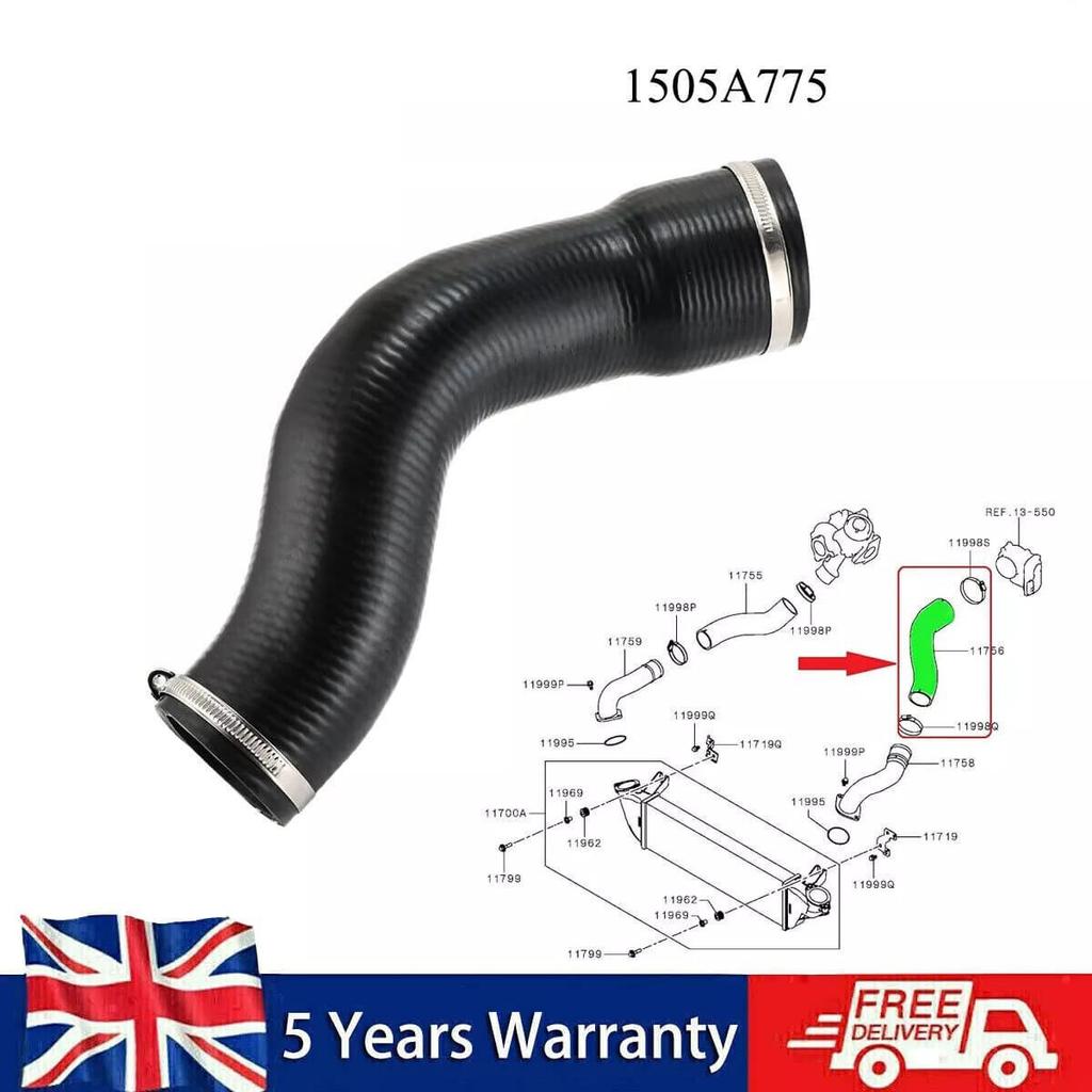 For Mitsubishi L200 2.4 DI-D II \ L200 2.4 DI-D Air Intake Turbo Hose 1505A775