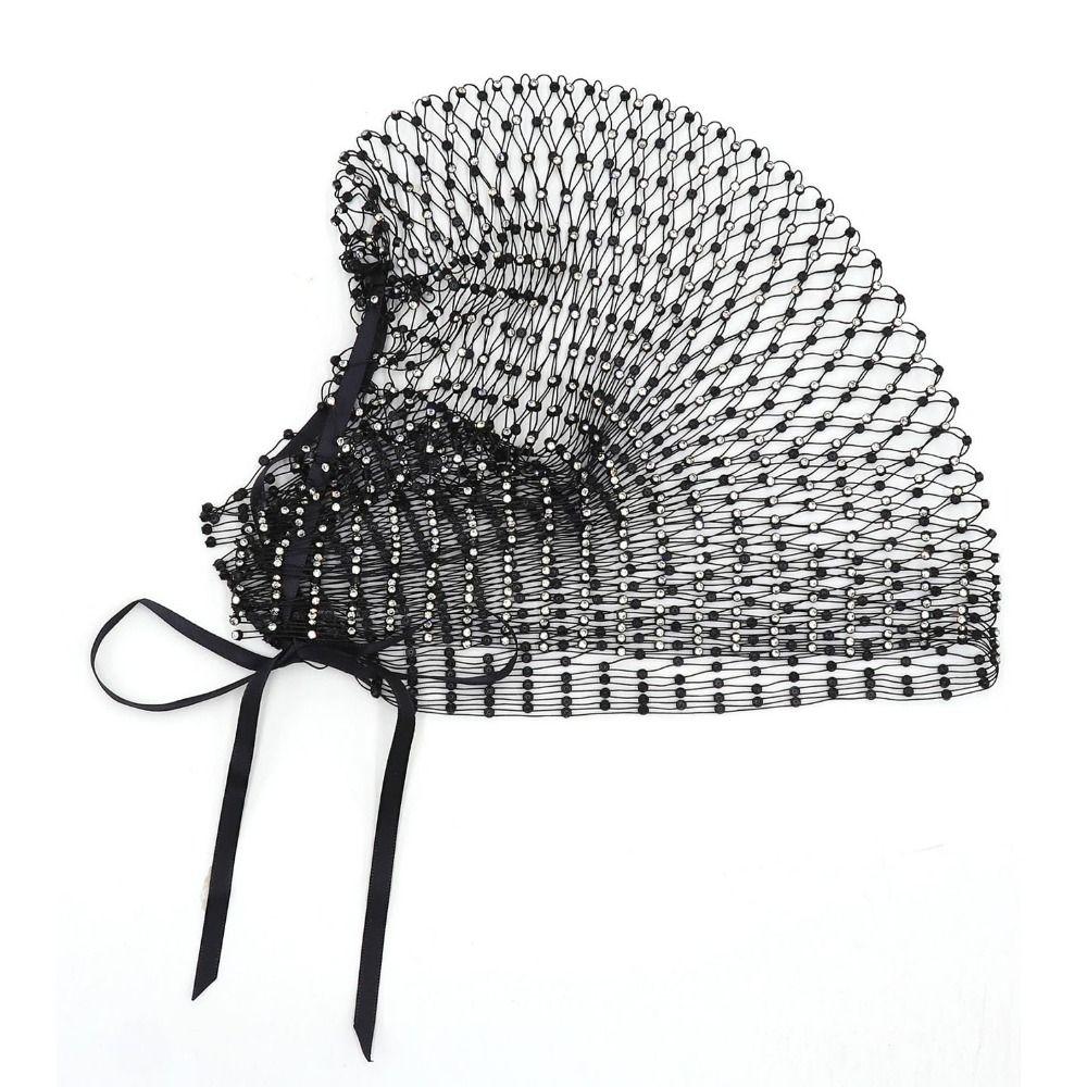 Эластичная маска-вуаль со стразами Европейско-американский стиль Шапочки Свадебный головной убор Мероприятия для косплея