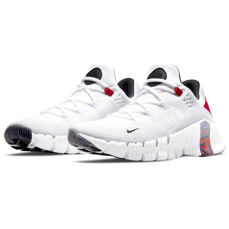 Nike Free Metcon 4 Veterans Day Unisex Sneakers White Gym-Red Deep-Royal-Blue DJ3020-106