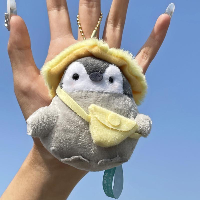 Милый плюшевый пингвин-дракон, сумка-брелок, подвеска, кошелек для монет, плюшевая подвеска для ключей автомобиля