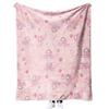 New Customized Personalized  Printed Cartoon Marie cat 300gsm Woven Super Soft Fleece Blankets with logo