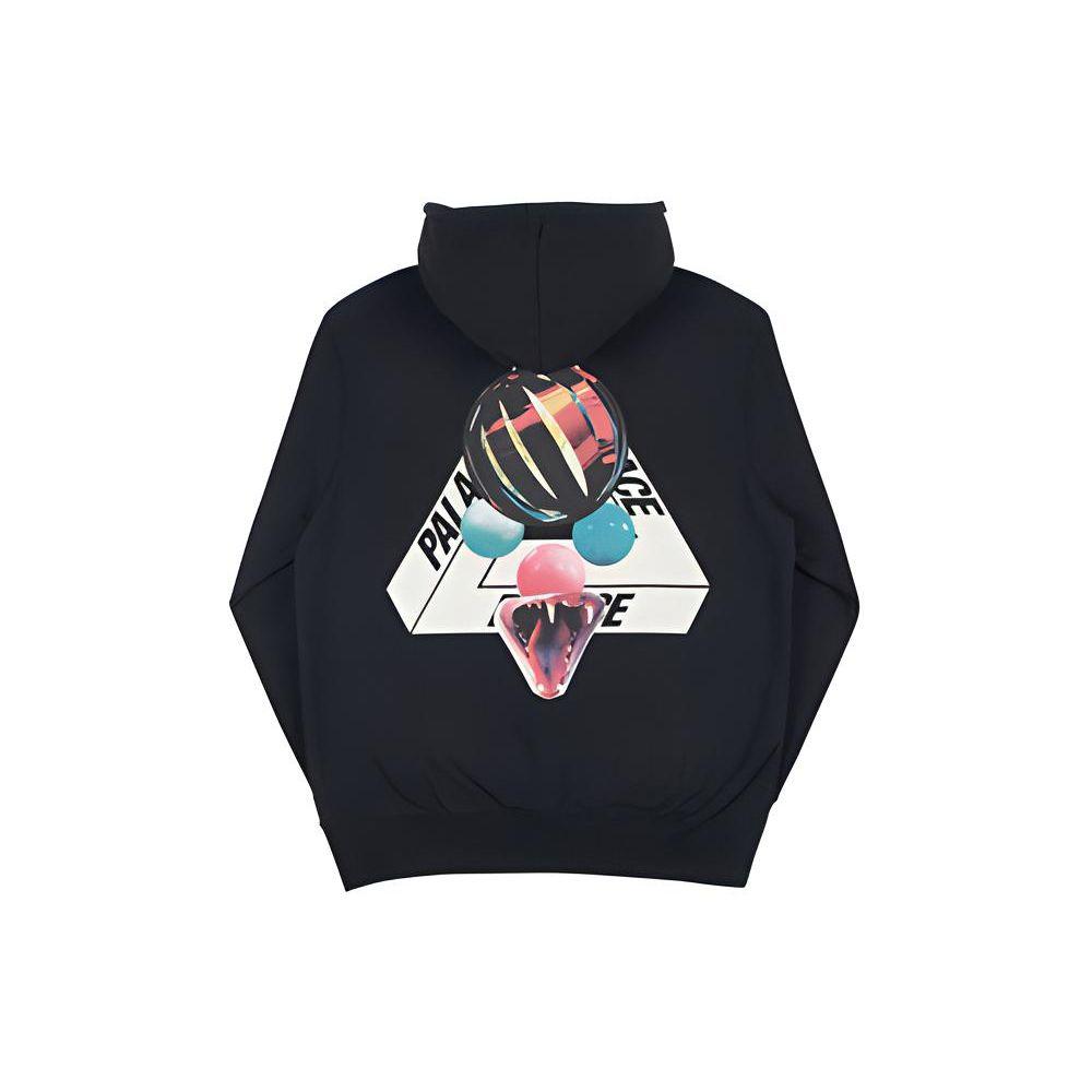 Palace Толстовка с капюшоном Sans Ferg, черная кобра, логотип с принтом в виде зуба кошки, толстовки унисекс PAL-SS18-011