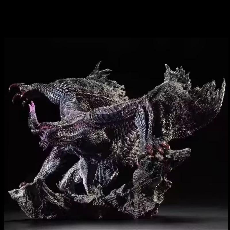 18 см Фигурка-модель статуэтка Гора Магала из игры Monster Hunter World Коллекция для мальчиков Настольное украшение Освещение Игрушки Подарки