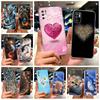 Чехол для Xiaomi Redmi Note 10 5G Note 10T, роскошный чехол с рисунком в виде сердца, чехол из мягкого силикона для Redmi Note 10T Note10 5G, Fundas