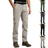 Men's Outdoor Hiking Windproof Breathable Quick Dry Waterproof Softshell Pants with Adjustable Belt for Trekking and Climbing
