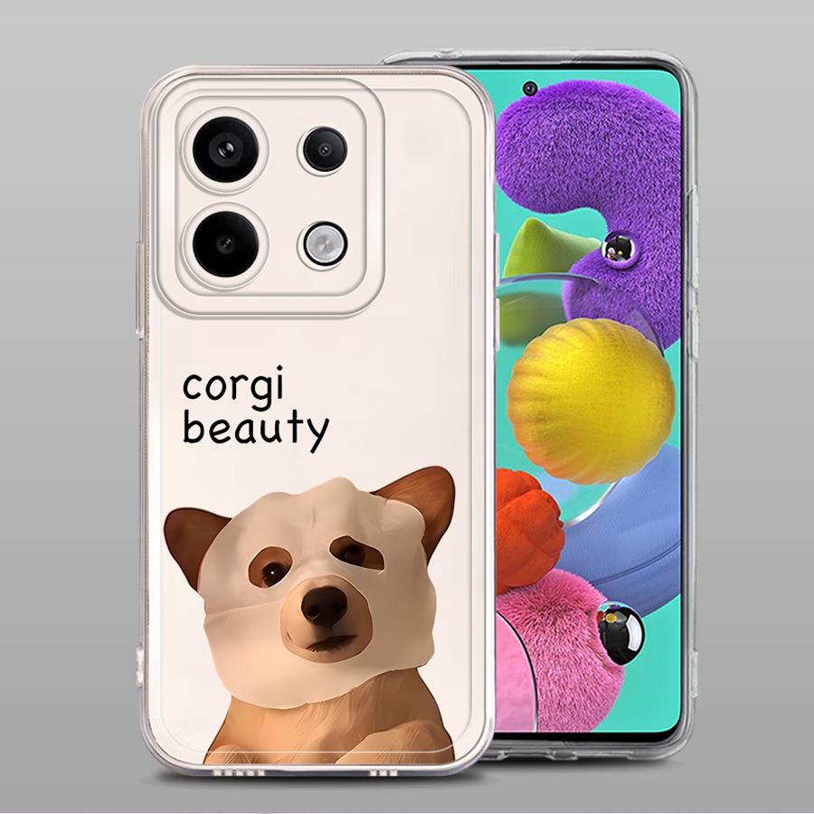 Смешной Чехол-Крышка для Телефона с Рисунком Кошки и Собаки для Xiaomi Redmi Note 14 Pro Plus 11 12S 13C 11S Note 13 10S 14C 12 A4 9 10