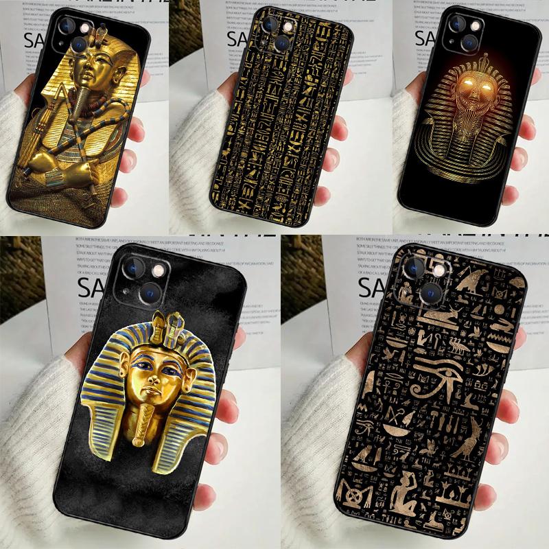 Egypt Egyptian Pharaoh Phone Case For iPhone 14 13 12 11 16 15 Pro Max Plus Mini 7 8 X XR XS Max Soft Cover