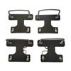 4Pcs Roof Box U Bolt Clamps Rooftop Cargo Carrier Rack Sturdy Accessories Metal Bracket