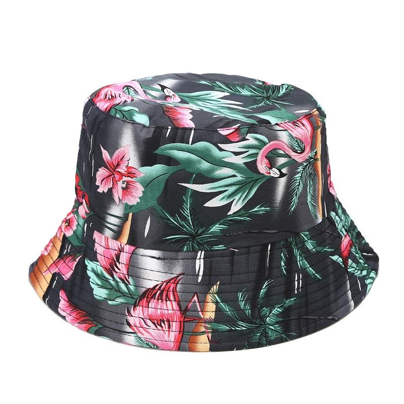 Fisherman's Hat Women's Printed Double-sided Sun Hat Summer Outdoor Travel Foldable Basin Hat