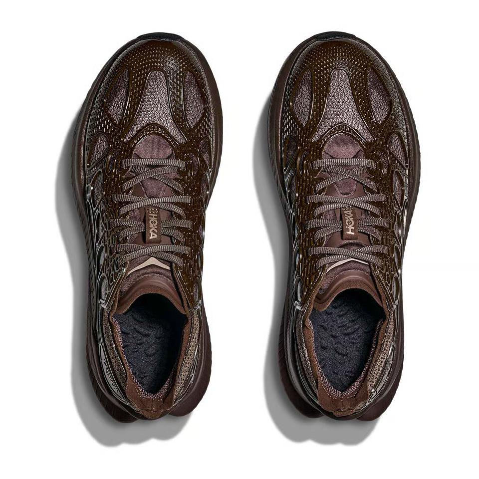HOKA One One Кроссовки для бега MACH X CAGED Унисекс Коричневый 1168932-WSRN