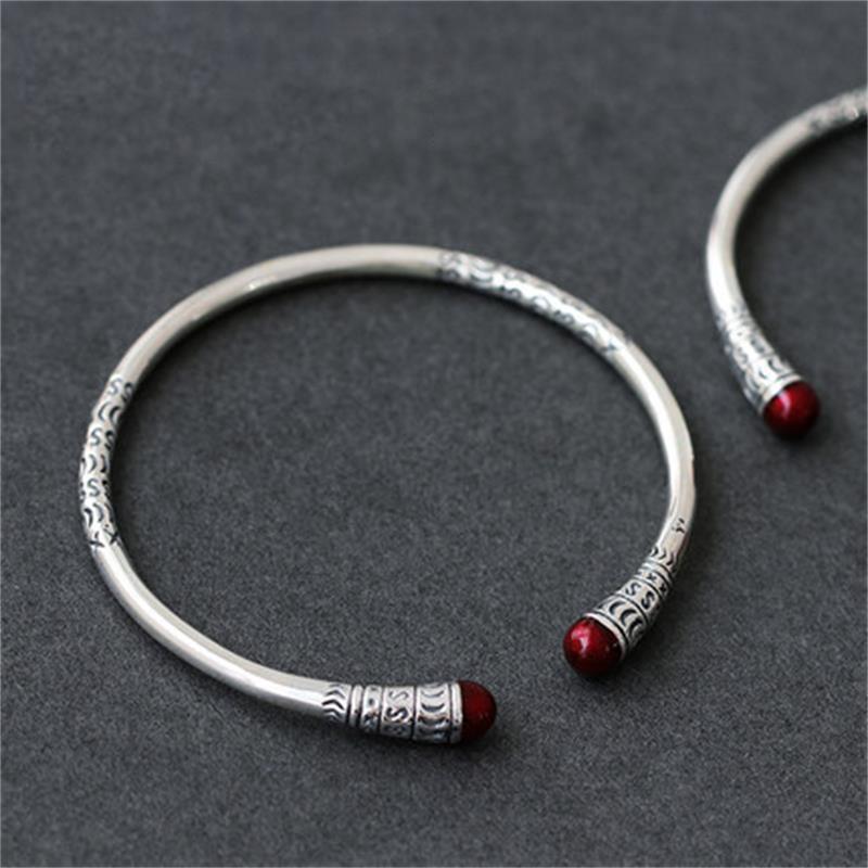 Vintage Monkey King Band Thai Silver Bracelet For Men Women Hip Hop Fashion New Jewelry Couple Gift Party Glamorous