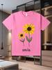 Unisexs New Printed Shortsleeve Tshirt For Summer A Fashionable Loose Pure Cotton Shortsleeve Top