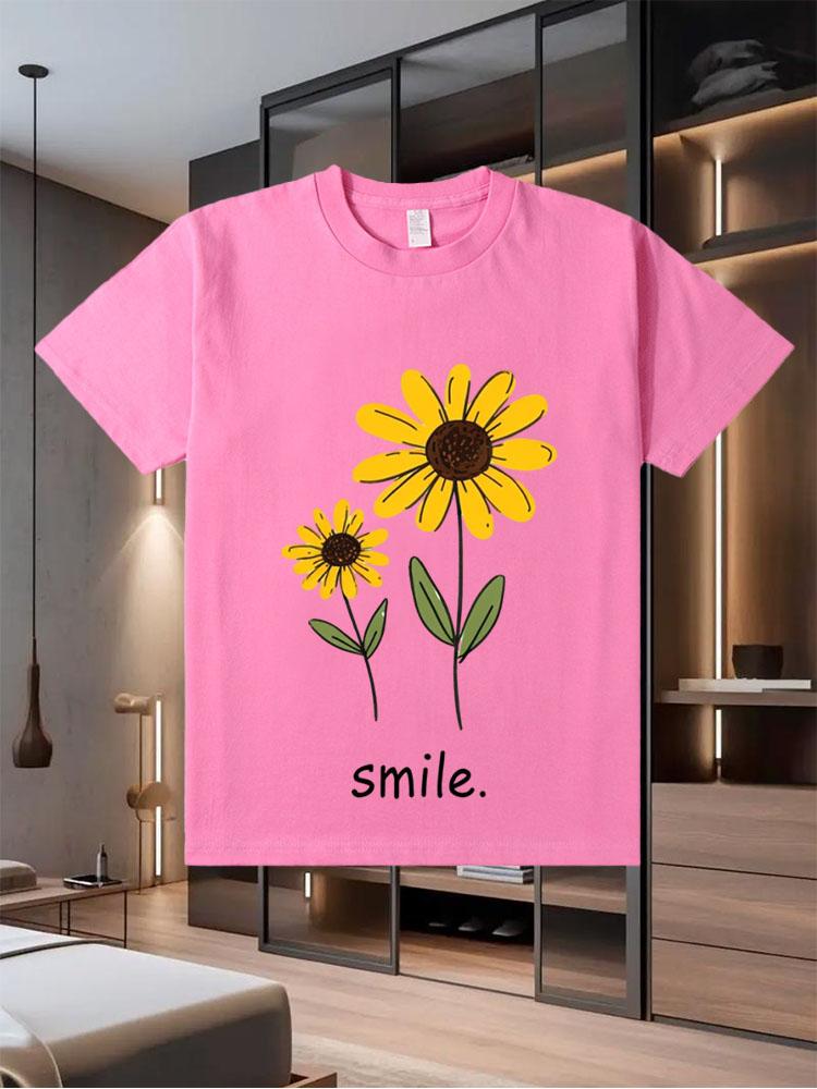 Unisexs New Printed Shortsleeve Tshirt For Summer A Fashionable Loose Pure Cotton Shortsleeve Top