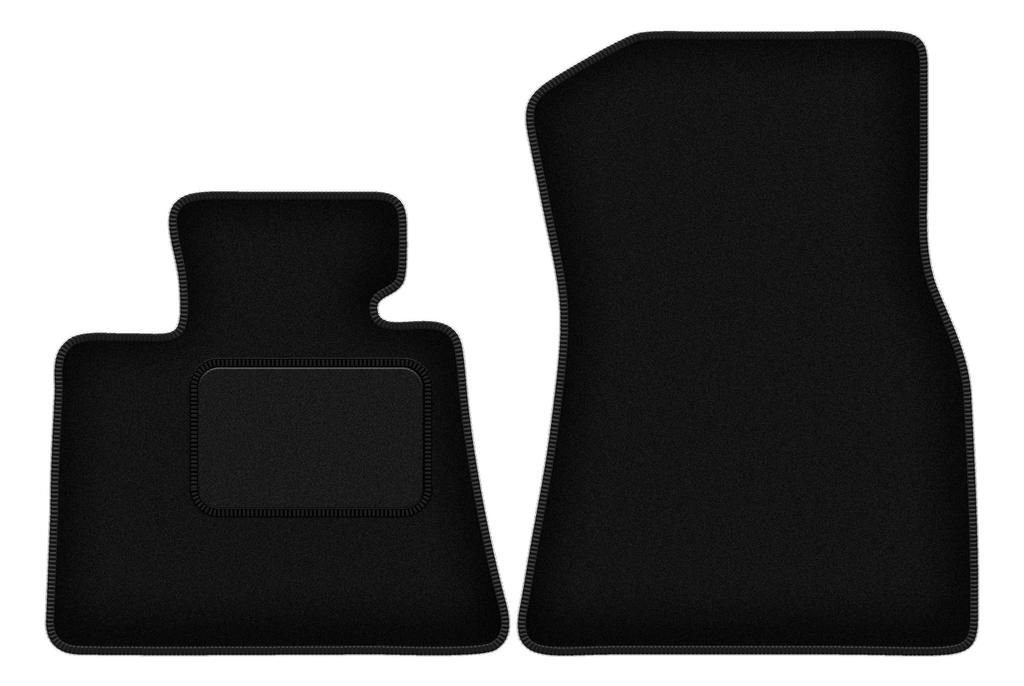 Front mats black for: BMW X7 G07 7-seater (2019-2022)